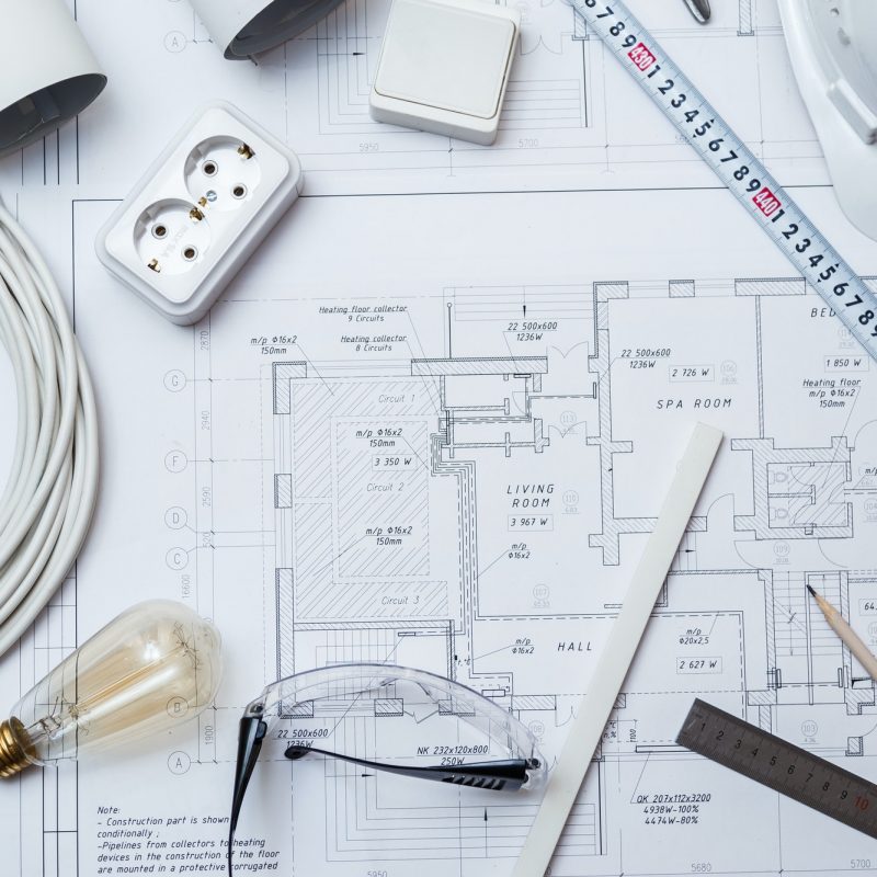 Electrical Master Equipment On House Plans.